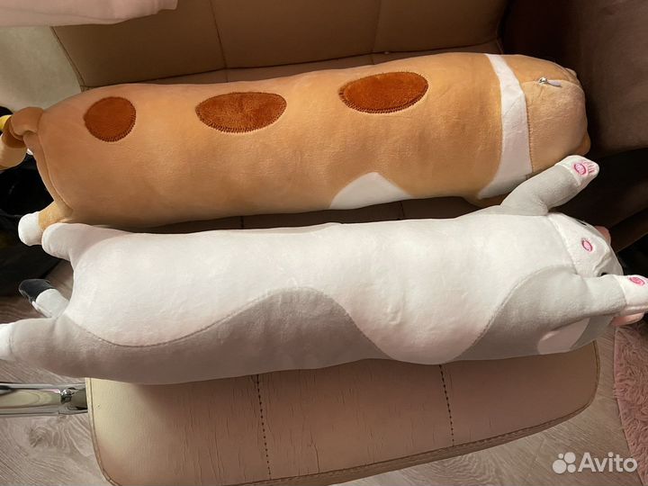 Мягкие игрушки кошка батон