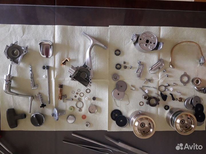 Техническое обслуживание рыболовных катушек