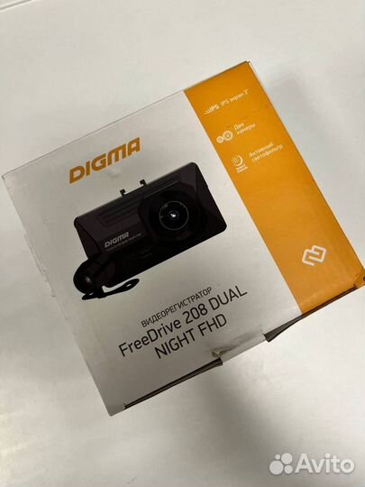 Digma FreeDrive 208 Dual Night FHD Black6730/7020
