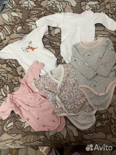 Продаю детские вещи пакетом 50-56-62