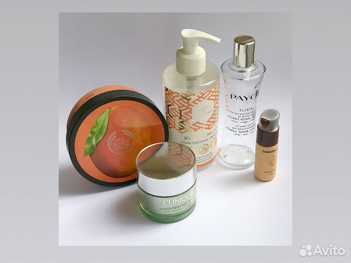 Пустые флаконы банки от крема, мыла, косметики