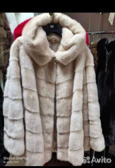 Шуба норковая 54-58. Новая. Длина 80