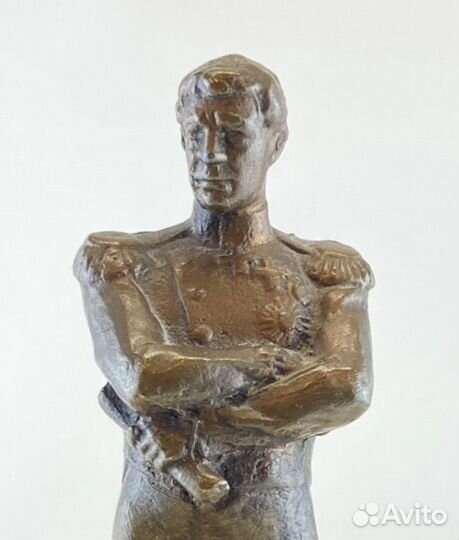 Скульптура (статуэтка) Крузенштерну бронза СССР