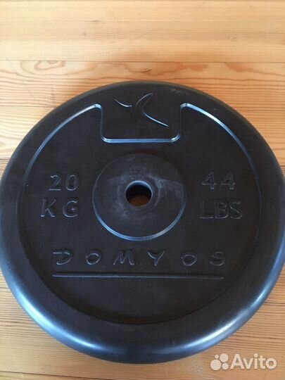 Блины для штанги прорезиненные