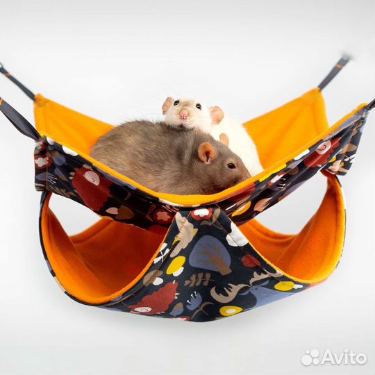 Гамаки домики для крыс хорька дегу свинок грызунов