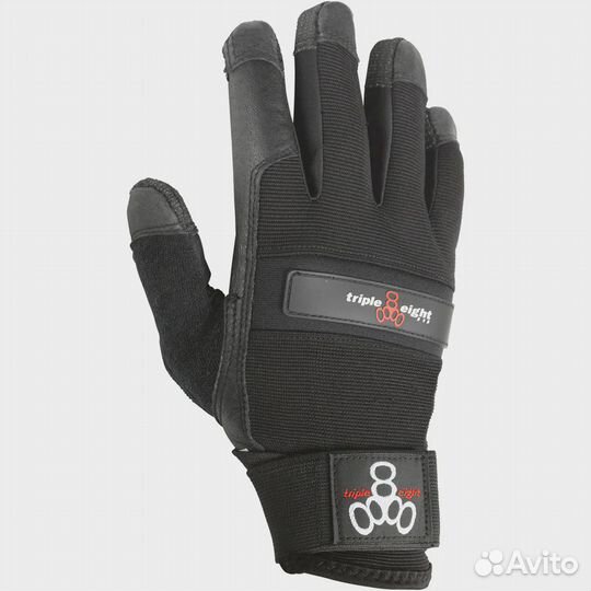 Перчатки triple eight Downhill Glove Blk S/M