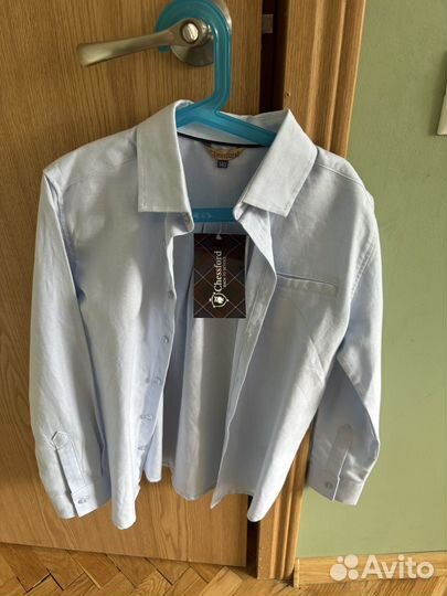 Рубашка для мальчика 140 новая