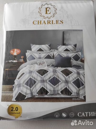 Постельное белье.Новое.2-х спальное,евро, 1,5-сп