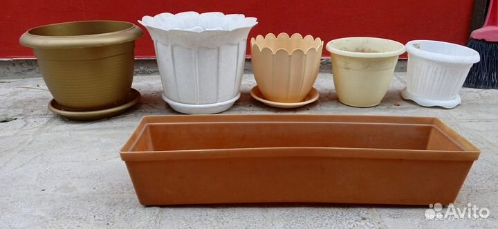 Горшки для цветов разных размеров