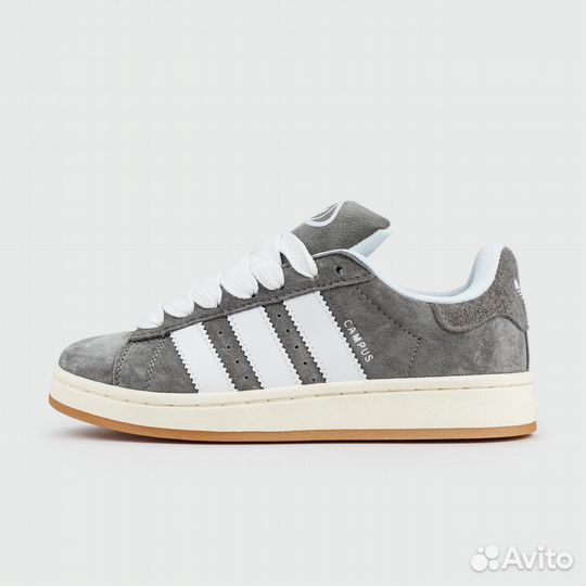 Кроссовки Adidas Campus 00s Grey / Gum Suede Wmns