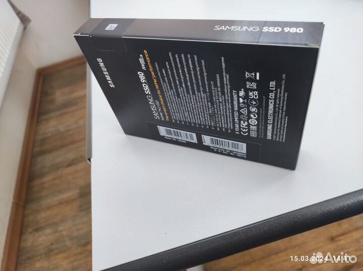SSD накопитель Samsung 980 500Гб (новый)