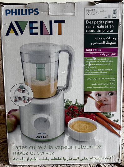 Пароварка блендер philips avent