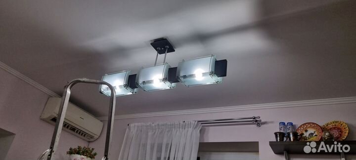 Светильник потолочный подвесной бу