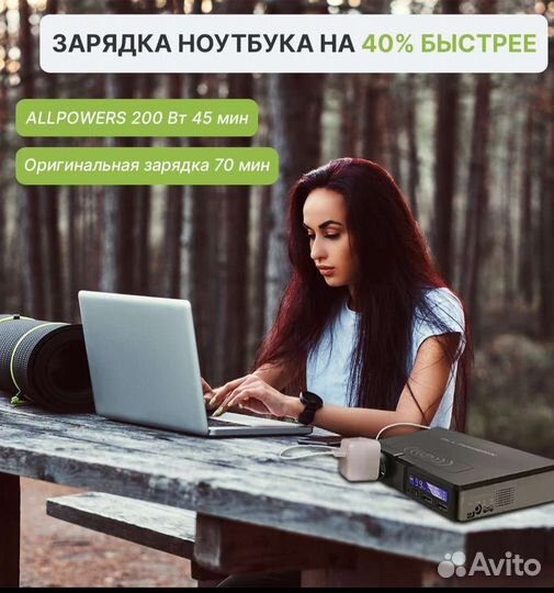 Внешний аккумулятор 220В, 41 600 мАч, 154Wh