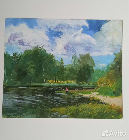 Картина маслом пейзаж