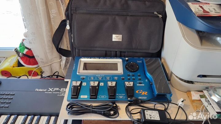 Гитарный синтезатор Roland gr-55 с датчиком Gk-3