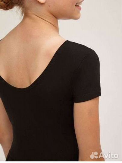 Гимнастический купальник с юбочкой 110-116 р