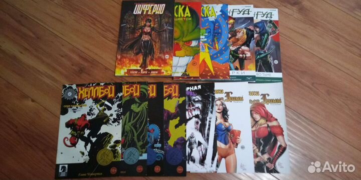 Комиксы Черепашки ниндзя ; Хеллбой и др