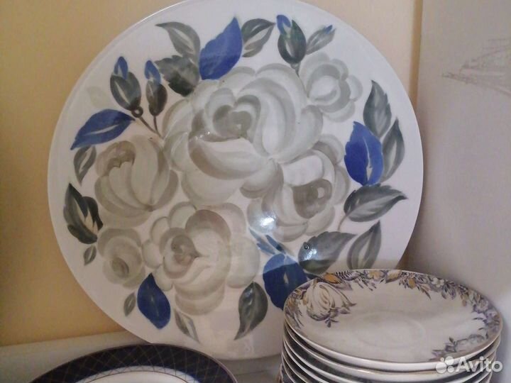 Фарфор СССР настенные тарелки, блюдца )
