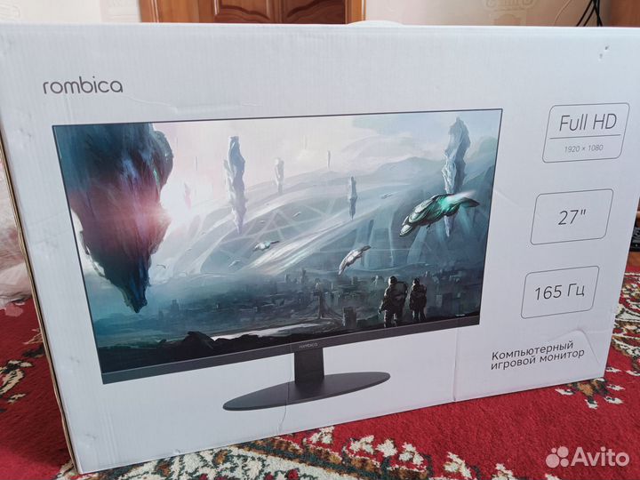 Игровой монитор 144 гц 165 гц rombica