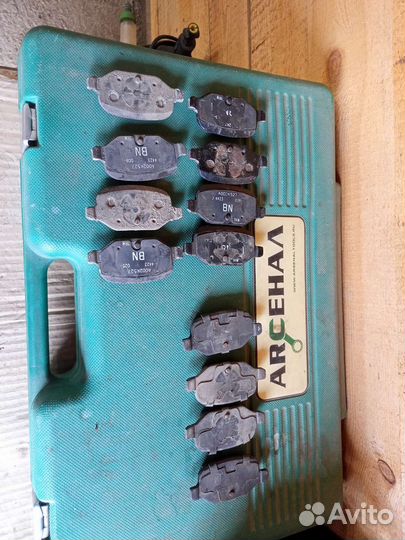 3 комплекта задних тормозных колодок vesta cross