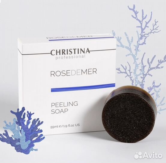 Пилинговое мыло Rose de Mer (christina)