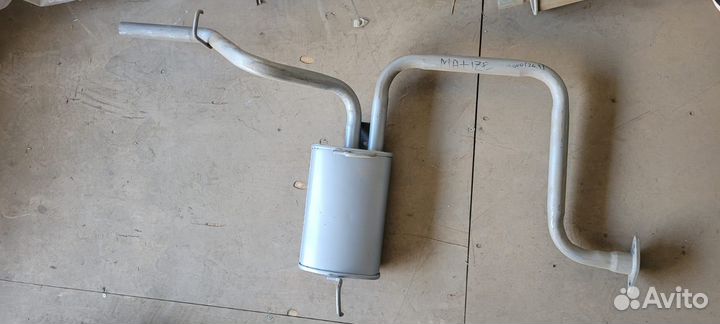 Глушитель задняя часть Daewoo Matiz