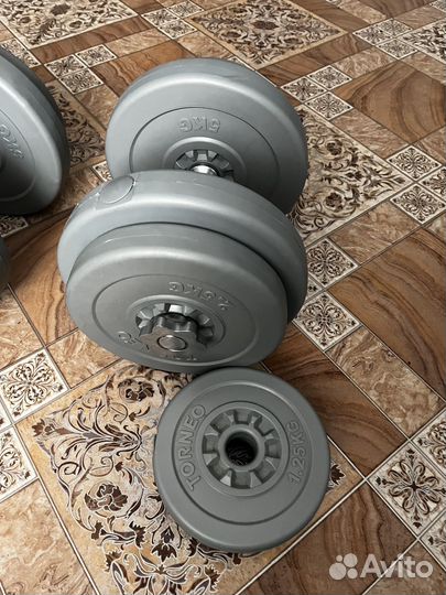 Гантели разборные