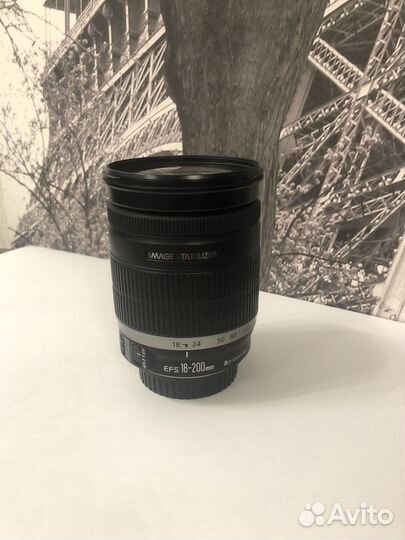 Объектив canon efs 18-200 f/3.5-5.6 is