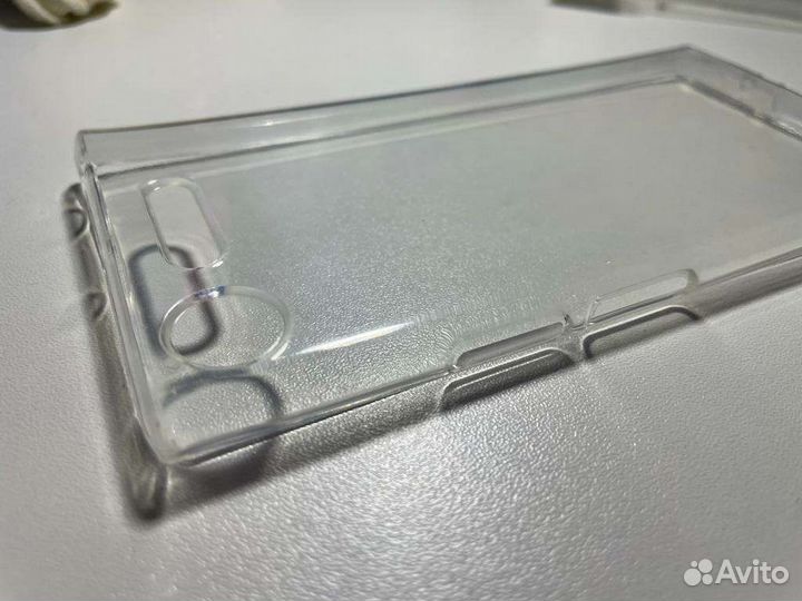 Чехол силиконовый Sony Xperia XZ1 (прозрачный)