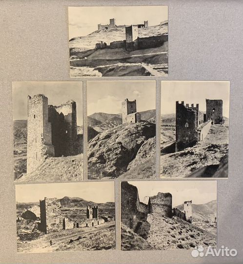 Открытки видовые советские СССР Москва, Крым, Аша