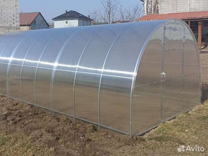 Теплица усиленная поликарбонат, рассрочка, кредит