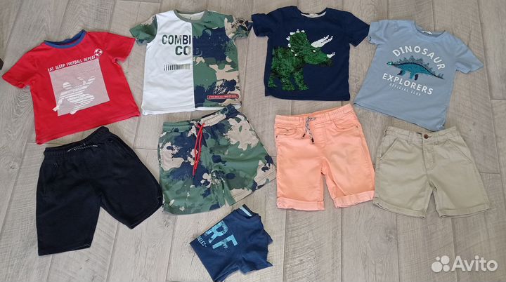 Пакет летней одежды для мальчика 122-128
