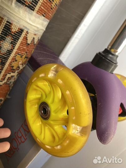 Самокат трехколесный детский kreiss на запчасти