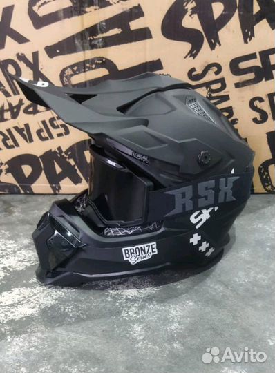 Мотоочки для мотокросса и эндуро черные RSX Blast