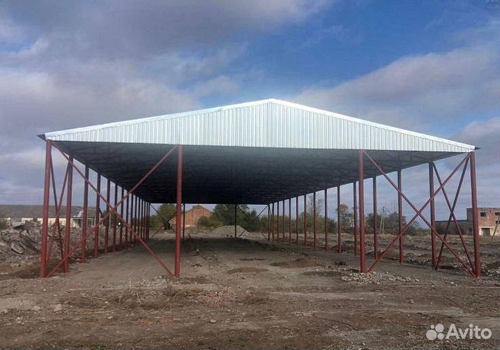 Строительство ангаров, гаражей, навесов