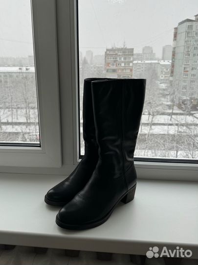 Сапоги зимние женские натуральная кожа