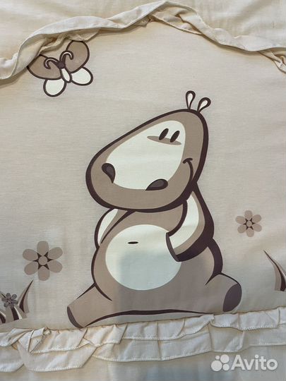 Комплект постельного белья в детскую кроватку