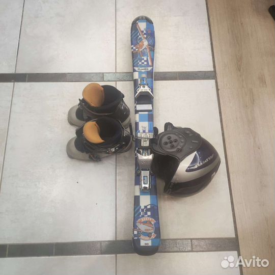 Горные лыжи детские комплект 90