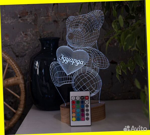 Детский настольный светильник на подарок