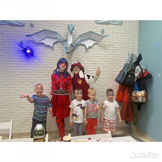 Аниматор на детский праздник, разные герои