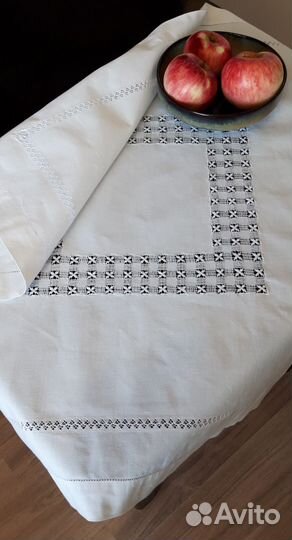 Скатерть винтаж вышивка