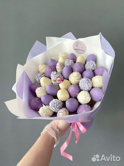 Букет или коробка с клубникой в шоколаде