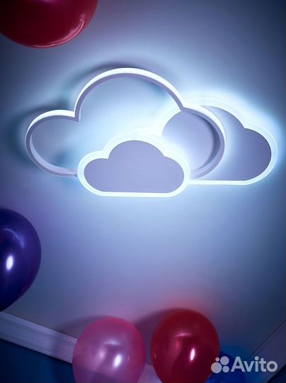 Люстра светодиодная потолочная Облако