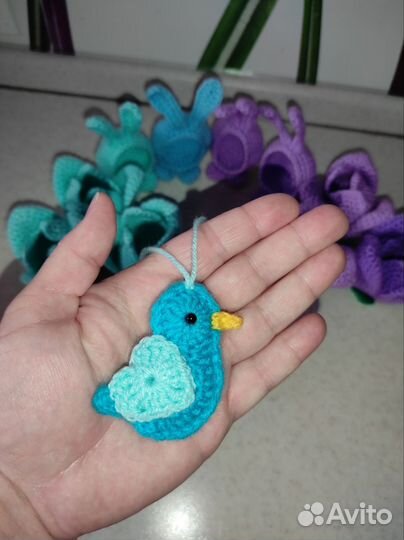 Пасха,вязанные подставки для яиц