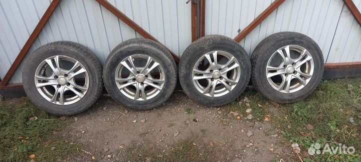 Диски литые r14 4 100 с летней резиной 185/65 R14