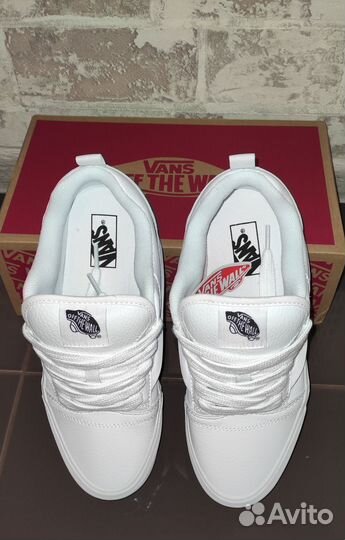 Кеды Vans Knu Skool Leather White