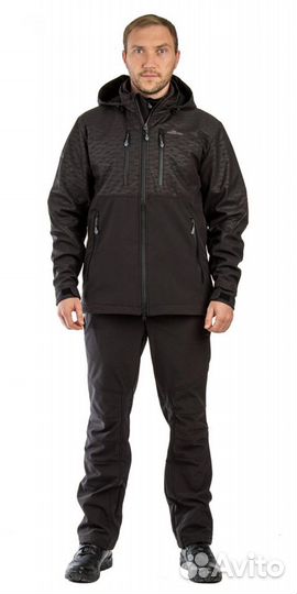 Bering (Беринг) костюм (софт-шелл, черный)