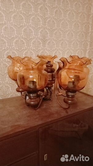 Люстра Югославия Steklarna sijaj hrastnik