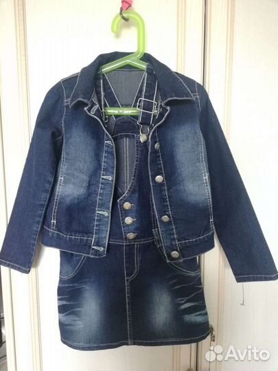 Костюм джинсовый на девочку, Глория джинс